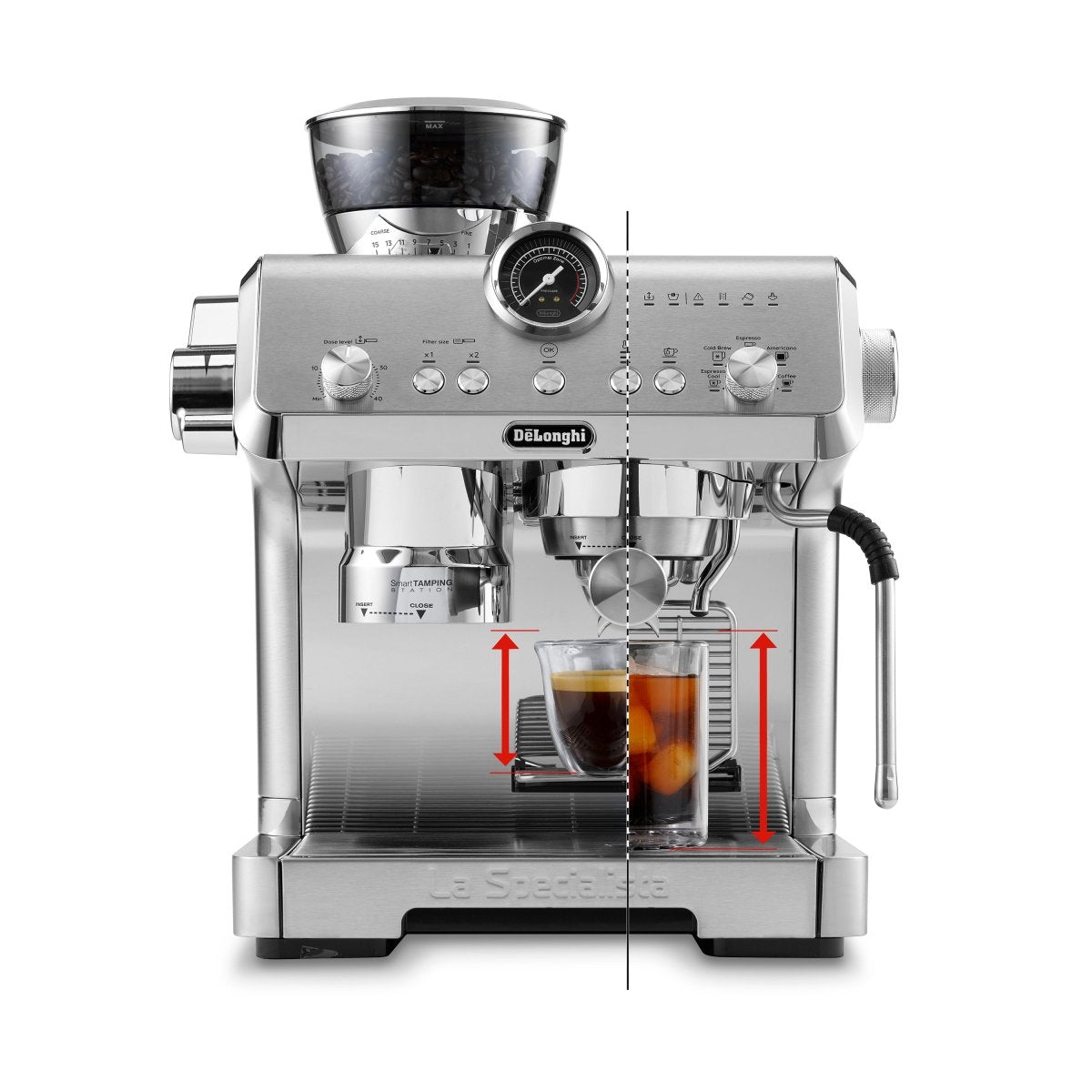 De’Longhi – La Specialista Opera – Espressomaschine mit Cold Brew (EC9555M)